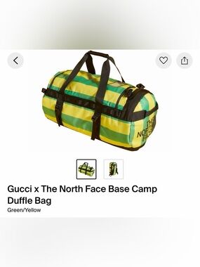 Gucci Vault x The North Face Base Camp Duffel